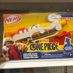 Nerf One Piece Going Merry Blaster - Orange, White, Brown